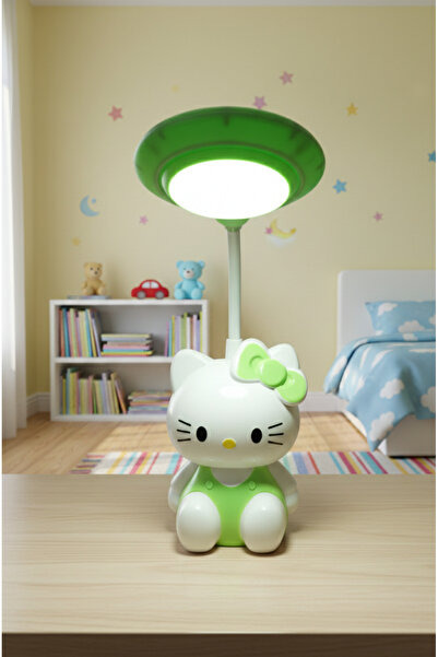 Home Hello Kitty Sevimli Masa Lambası Şarjlı-Kablosuz