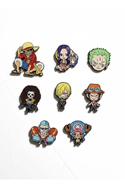 ONE PİECE 8 Stickers Mobile Phone Sticker Straw Hat Logo and Luffy Character