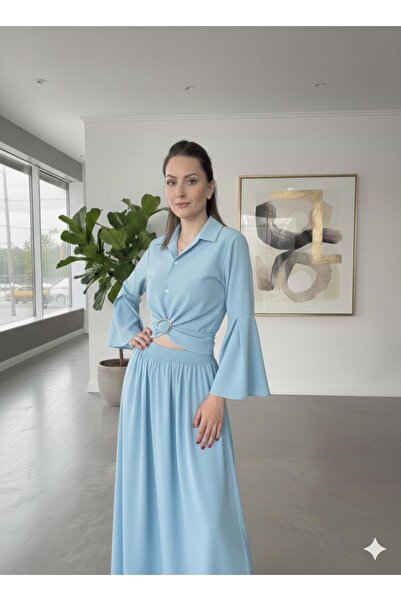 SALTİX Lacing Detail Design Shirt