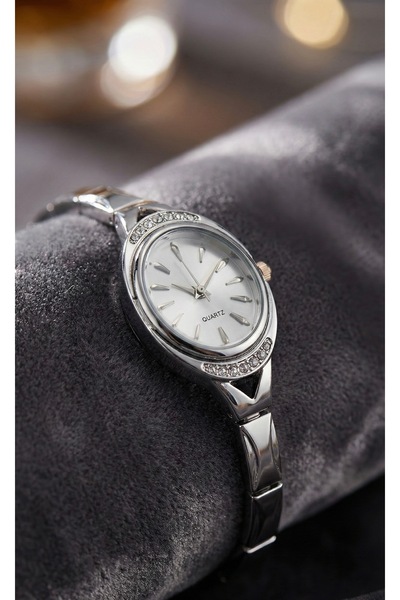 LOOKUP NEW Women's Wristwatch Minimal Oval Steel Durable Water Resistant Styl...