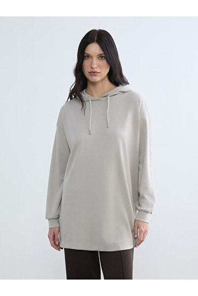 LC Waikiki Hooded Loose Fit Women's Sweatshirt Tunic from Uzg Store for Style...