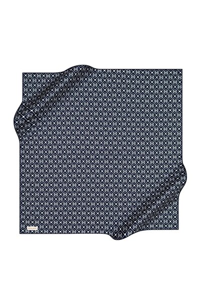 Pierre Cardin Μεταξωτό Φουλάρι - 8631230-321 Ναυτικό Μπλε Σούρα