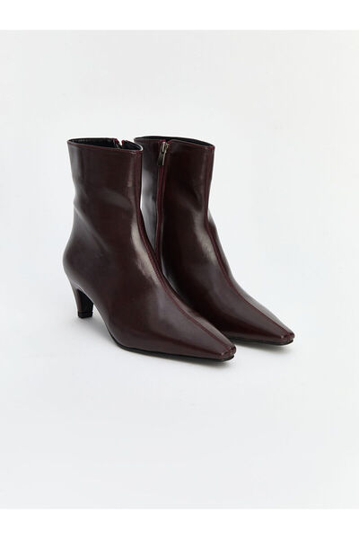 LC Waikiki Koor Burgundy Women's Boots with Nevavm Difference