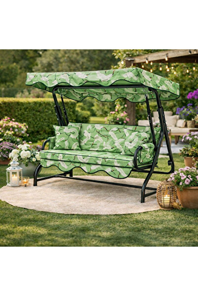 batu tekstil Salıncak Minderi 3 kişilik (Sünger ve tente dahil)