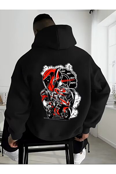 LAND MODA Φούτερ με θέμα τη μοτοσικλέτα για την άνοιξη του 2026 Passionate B ...