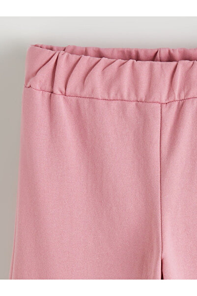 LC Waikiki Wide Leg Girls' Sweatpants with Cargo Pockets