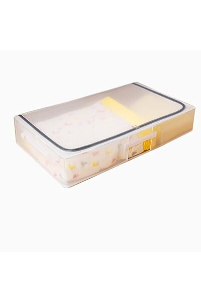 DAMUR Storage Box for Clothes and Shoes, Waterproof PVC Mesh with Side Handle...