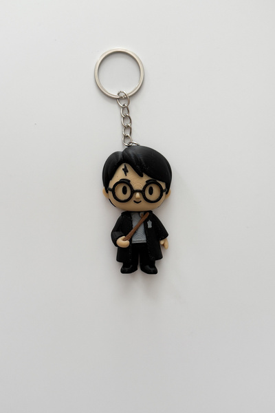 sin istanbul Harry Potter Figure Silver Chain Keychain