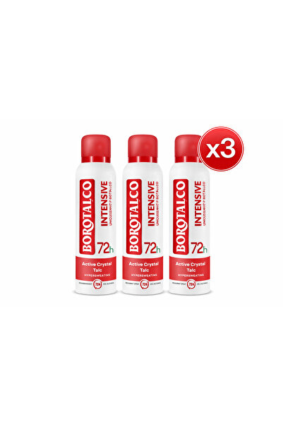 Borotalco Pachet 3X - Deodorant Spray Intensive 150 ml – Protecție Intensă An...