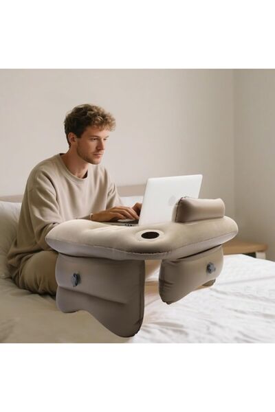 OEM Inflatable Reading Pillow with Arm Supports