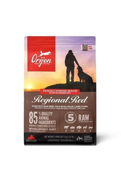 Orijen ashwork Regional Red Tahılsız Sığır Etli Yavru Yetişkin Köpek Maması 2...