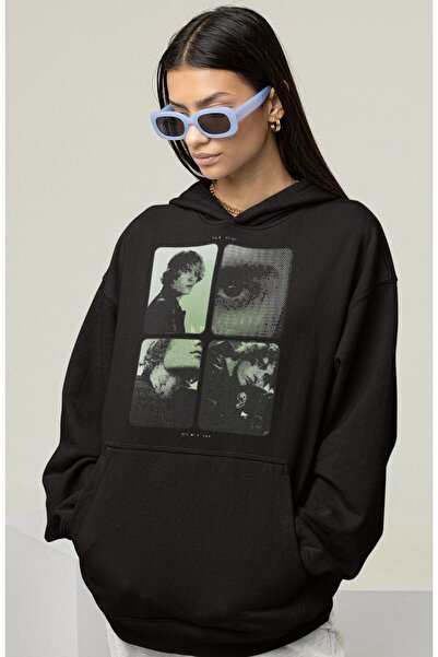 SEVBANO هودي مغني كبير الحجم مطبوع عليه تصميم جاستن بيبر للجنسين