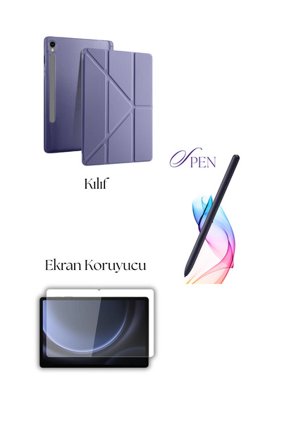 Fuchsia Tablet Case Compatible with Galaxy Tab S10 Lite / S10 Fe S Pen Tablet...