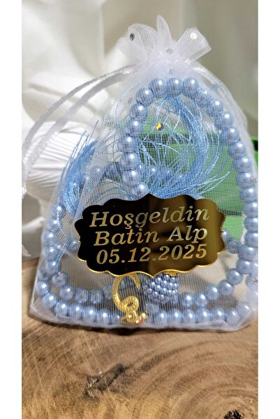 BYZ KESELİ 10 ADET Süslemeli tesbih doğum, mevlüt, mevlid, hac, umre, bohça, ...