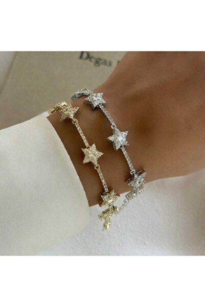 8atelier سوار ذهبي من الفولاذ على شكل نجمة