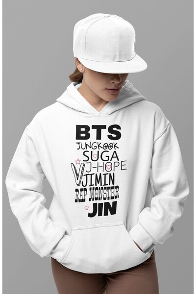 SEVBANO هودي مطبوع عليه فرقة موسيقية من بي تي إس جونغكوك سوجا جيه-هوب جيمين ج...