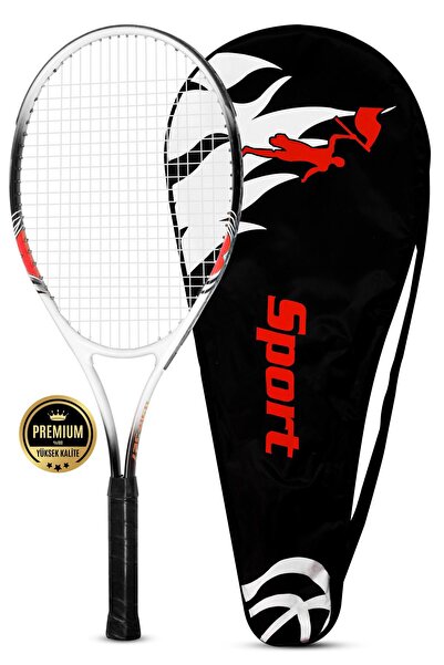 Empressco Profesyonel 27 inç Tenis Raketi, Çanta ile, Kırmızı, Yetişkinler İçin