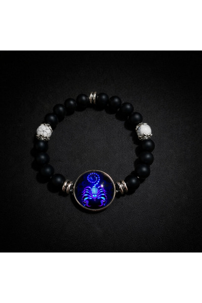 Diyar Tasarım Scorpio Zodiac Natural Stone Bracelet – Money Flow & Abundance ...