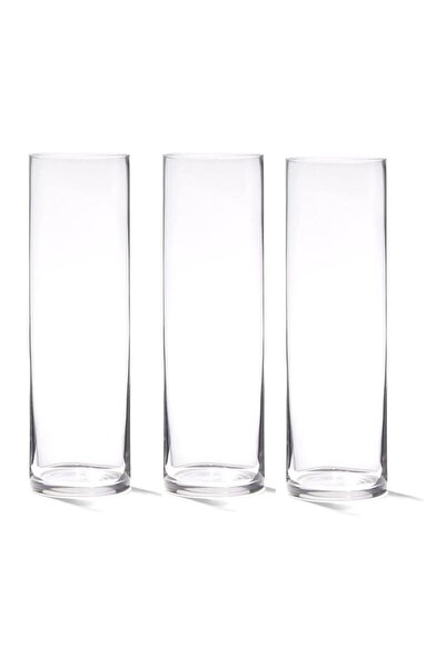 Mado Gallery Clear Cylinder Glass Vase for Flowers, Floating or Pillar Candle...