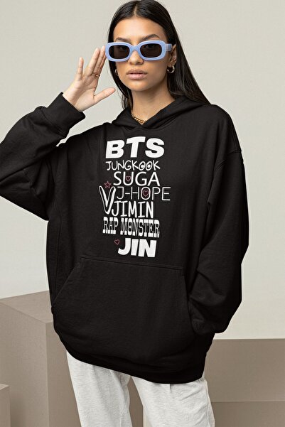 SEVBANO هودي مطبوع عليه فرقة موسيقية من بي تي إس جونغكوك سوجا جيه-هوب جيمين ج...