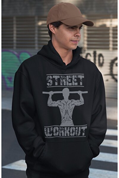 SEVBANO ستريت وورت شو هودي مطبوع للجنسين قصة فضفاضة سبورتسور هودي