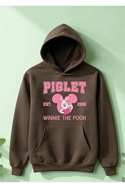 Vordevia Printed Cotton 3 Thread Fleece-Lined O Oversized Sweatshirt