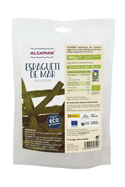 Algamar Spaghete cu alge marine bio 100g