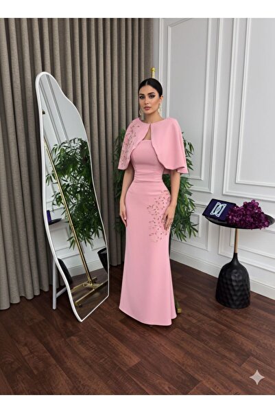 H8S Barbie embroidered evening dress