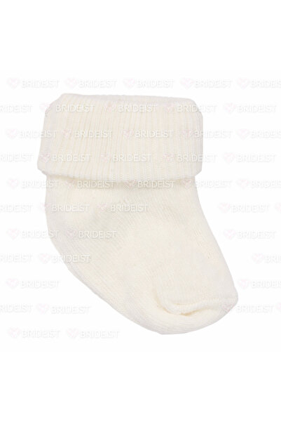 BRIDEIST WEDDING CO Organic Cotton Baby Socks Set of 2 Soft Breathable 0-6 Mo...