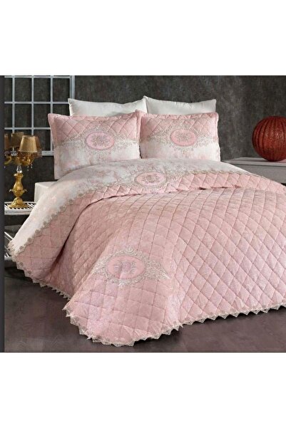 GOLDEN HOME Premium 3-Piece Bedspread Set - 260x260 cm, Cotton with Polyester