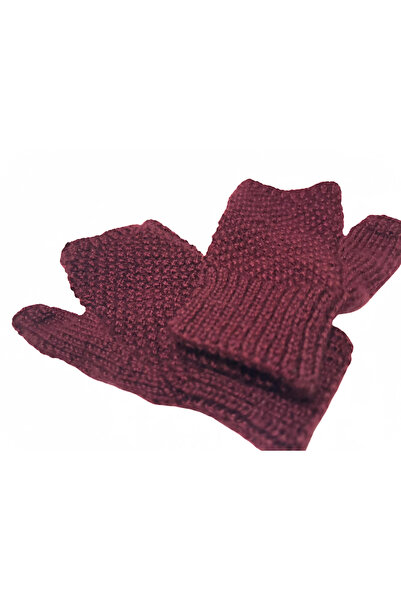 S&G PRO COLLECTION Kadın/Kız El Örgüsü Düz Beyaz Eldiven