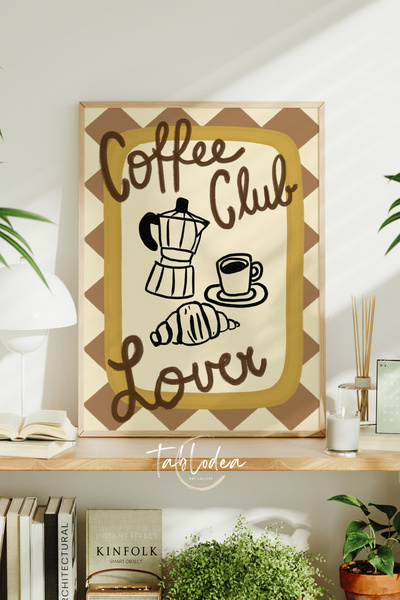 tablodea Coffee Club Lover Masă de cafea tip tablou TD Pinterest Decor minima...
