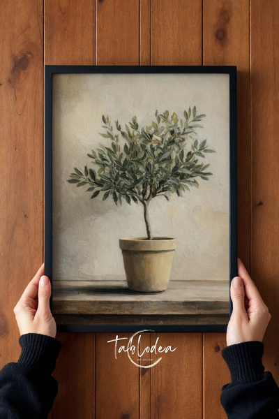 tablodea Tablou de bucătărie în stil mediteranean vintage cu măslină TD Poste...