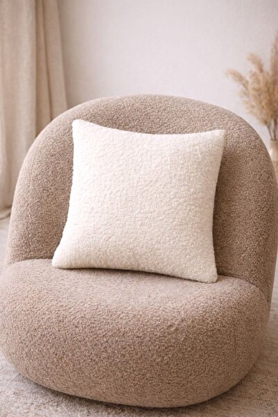 Cherry Bloom Cotton Husă de pernă pătrată din pluș Teddy 40 x 40