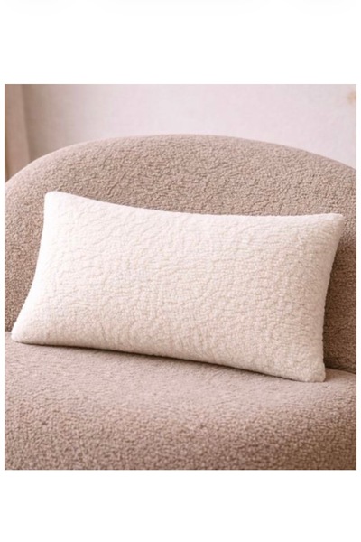 Cherry Bloom Cotton Husă de pernă dreptunghiulară din pluș Teddy 45 x 30