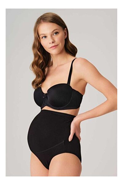 byasafkids سراويل الحمل النسائية ذات الخصر العالي من القطن والقماش المشروط (2...