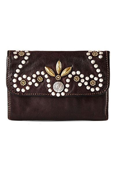 Campomaggi Kožené glazované náušnice Mirta 14 cm