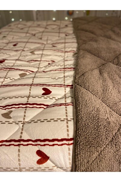 BURYAHOME İçi Peluş Dolgulu Çift Kişilik Yorgan