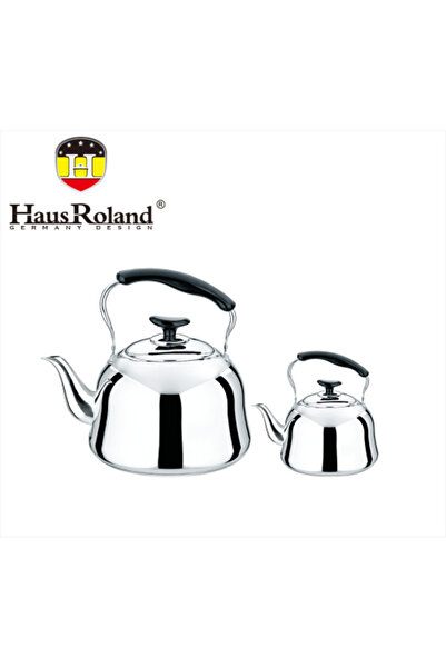 Generic Stainless Steel Whistling Kettle - 2 Pieces