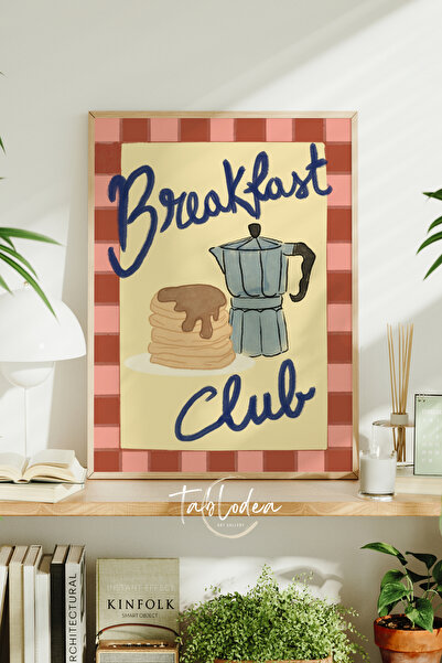 tablodea Breakfast Club Tablou decorativ Pinterest cu litere, stil retro TD, ...