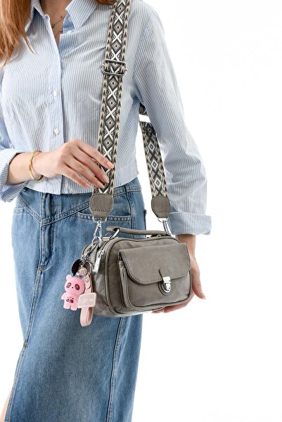 NightLove Two-Function Metal Press Faux Leather Shoulder Bag