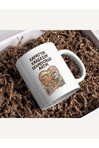 Fikart We'Re Done, Brother, We Don'T Like Each Other Anymore" Badger Design Mug