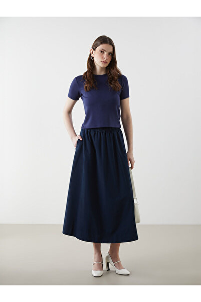 LC Waikiki Γυναικεία φούστα Özmarka Νέας Σεζόν με ελαστική μέση