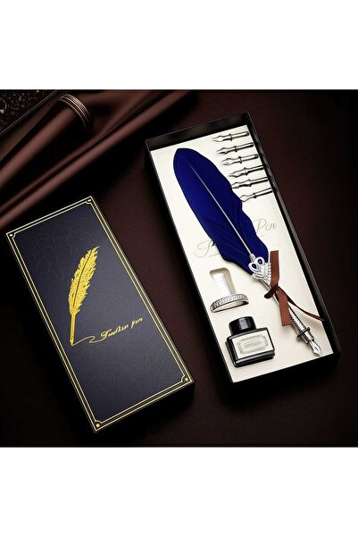 Sarego Ottoman Motif Divit Inkwell Writing Set – Classic Calligraphy, Decorat...