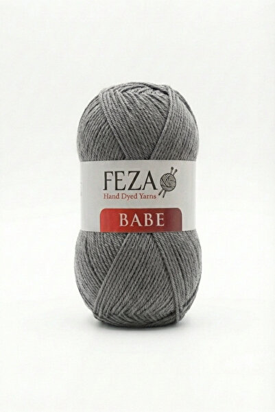 Feza خيط حياكة بيب (قطعتان) - 50% قطن 50% بامبو، 100 جرام 330 متر، خيوط للأطف...