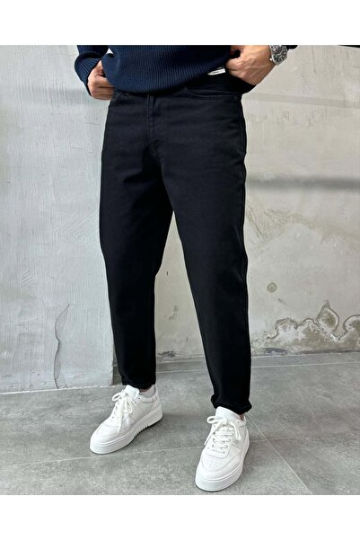 DORAJEANS Erkek Boyfriend Jean Pantolon Yüksek Bel Rahat Kalıp 001DJ