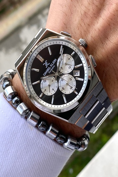 Daniel Klein Exclusive Steel Strap Men's Wristwatch, All Functions Active, 2 ...