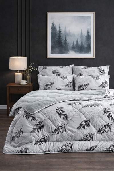 Forev ExtraSoft 4 Mevsim Welsoft Puf Yorgan ve Yastık Seti - 195x215