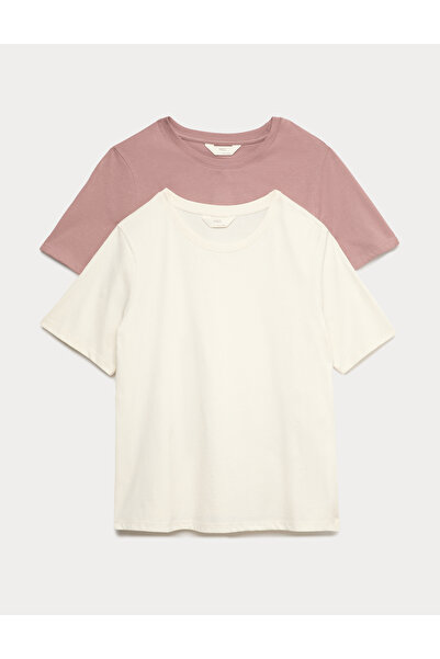 Marks & Spencer 2’li Saf Pamuklu Pijama Üstü