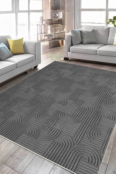 trivago halı Yıkanabilir Bohem Kaymaz Taban Leke Tutmaz Kesme Kabartmalı Salo...